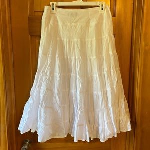 INC layered White Skirt